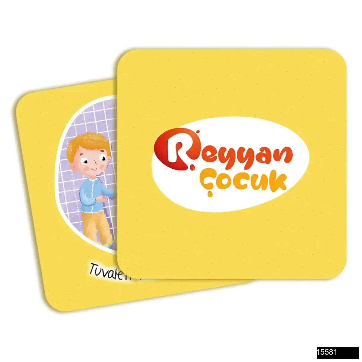 Reyyan Çocuk – Reyyan Furkan – Eğlen Öğren Adab-I Muaşeret Eşleştirme Kartları (7,9*7,9)