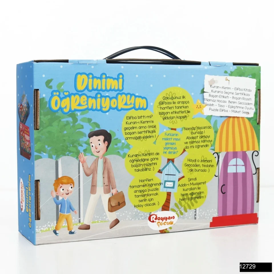 Reyyan Çocuk 12 Parça Dinimi Ögreniyorum Seti